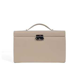 Schmuckkasten Leder Classico Beige
