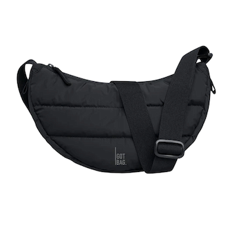 Moon Bag Small Puffer Monochrome Black
