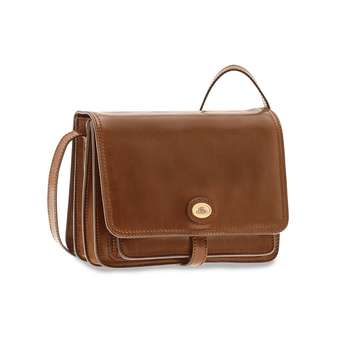 Story Donna Schultertasche Marrone