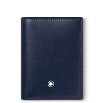 Meisterstück Kartenetui 4 cc Blau