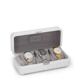 19 Dergree Aluminium Reise-Uhrenetui silber