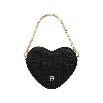 Heart Pouch Schwarz