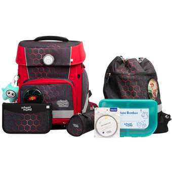 Champion Maxx Pro Schulranzen-Set 7-tlg. Mika Drache