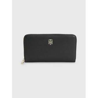 Große Reißverschlussbrieftasche Black