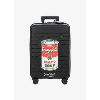 B|Y Warhol X Campbell erweiterbarer Kabinentrolley Nero