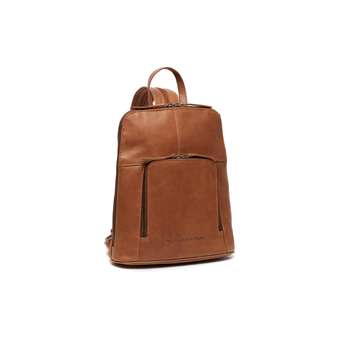 Vivian Cognac Lederrucksack
