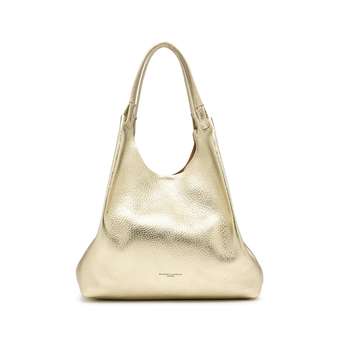 Dua Beuteltasche Light Gold Caramello