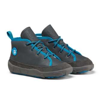 Mid Boot Winterschuh Leder Easy Grey Turquoise Dog