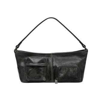 Archive S Crossbody Lack Distresse Dark Stone