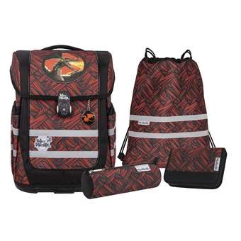 Ergo Compacto Schulranzenset 5tlg. Zack