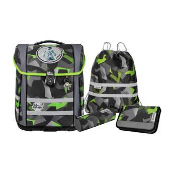Ergo Perfecto Schulranzenset 5tlg. Techno