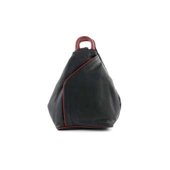552 Rucksack Schwarz Rot