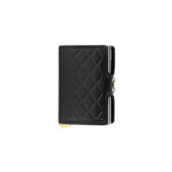 Premium Twinwallet Emboss Diamond Black