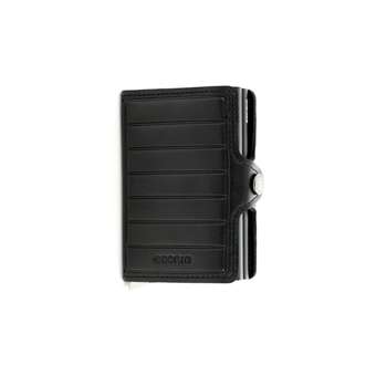 Premium Twinwallet Emboss Lines Black