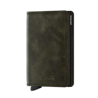 Slimwallet Vintage olive black