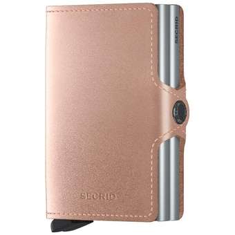 Twinwallet Metallic rose