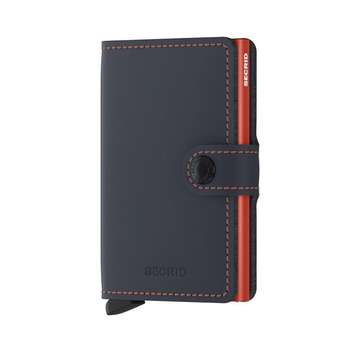 Miniwallet Matte Night Blue & Orange