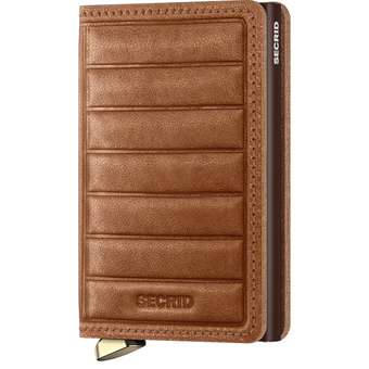 Slimwallet Emboss Lines Cognac