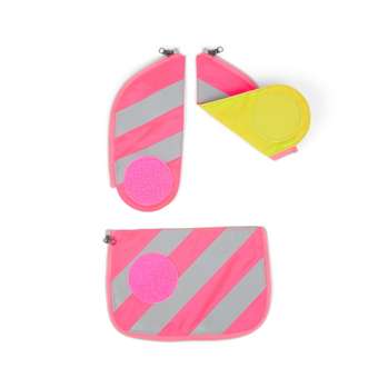 Pack Sicherheitsset mit Reflektorstreifen 3-tlg Pink