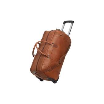 Jayven 60 Cognac Reisetasche mit Rollen