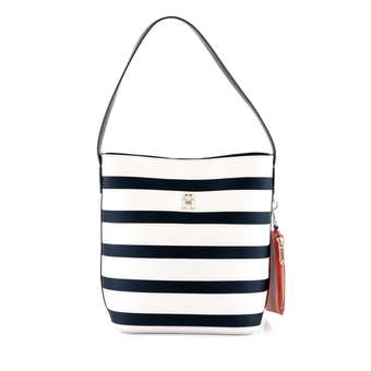 Iconic Tommy Bucket Bag Breton Stripe Mix